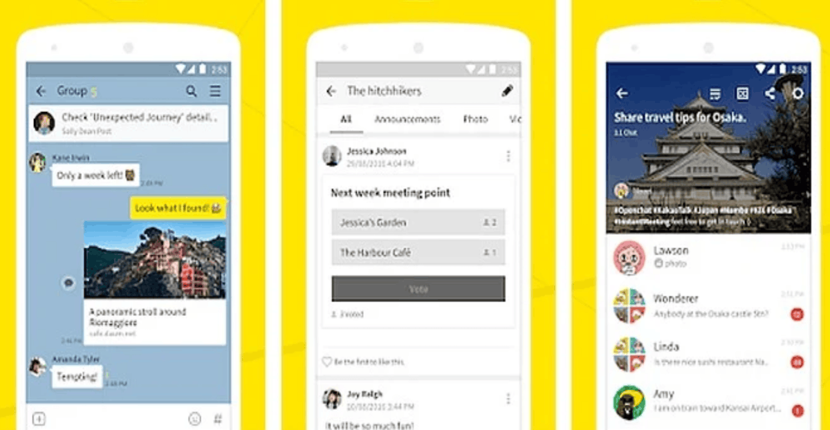 Интерфейс немного иной, но нельзя сказать, что он принципиально отличается от других мессенджеров. Фото.