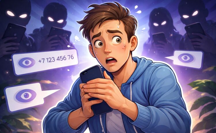 Показываем, как скрыть номер от посторонних глаз. Фото.