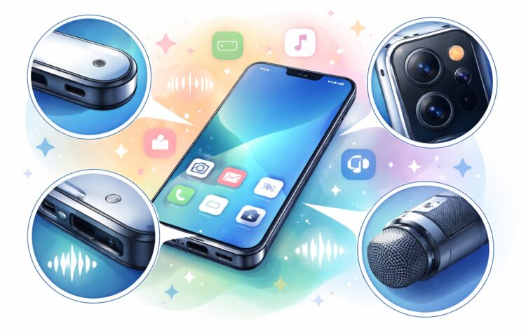 Сколько микрофонов у вашего смартфона, и зачем они нужны. Фото.