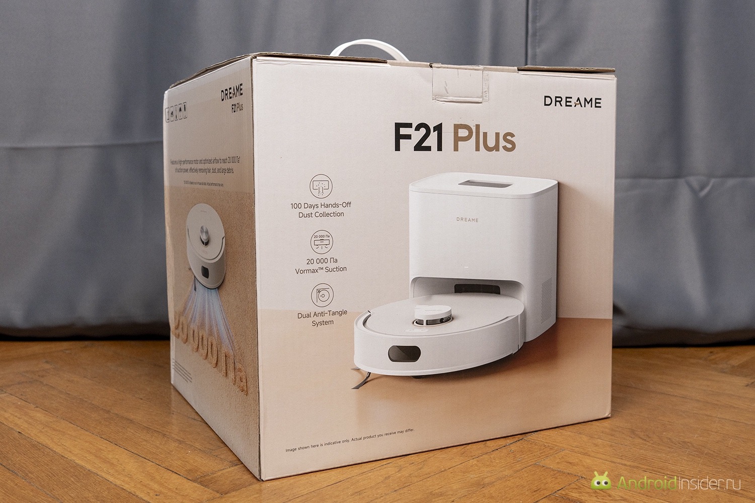 Чем Dreame F21 Plus отличается от F20 и обычного F21. Это продвинутая версия, но есть еще и базовая, которая отличается тем, что у нее нет станции самоочистки. Фото.