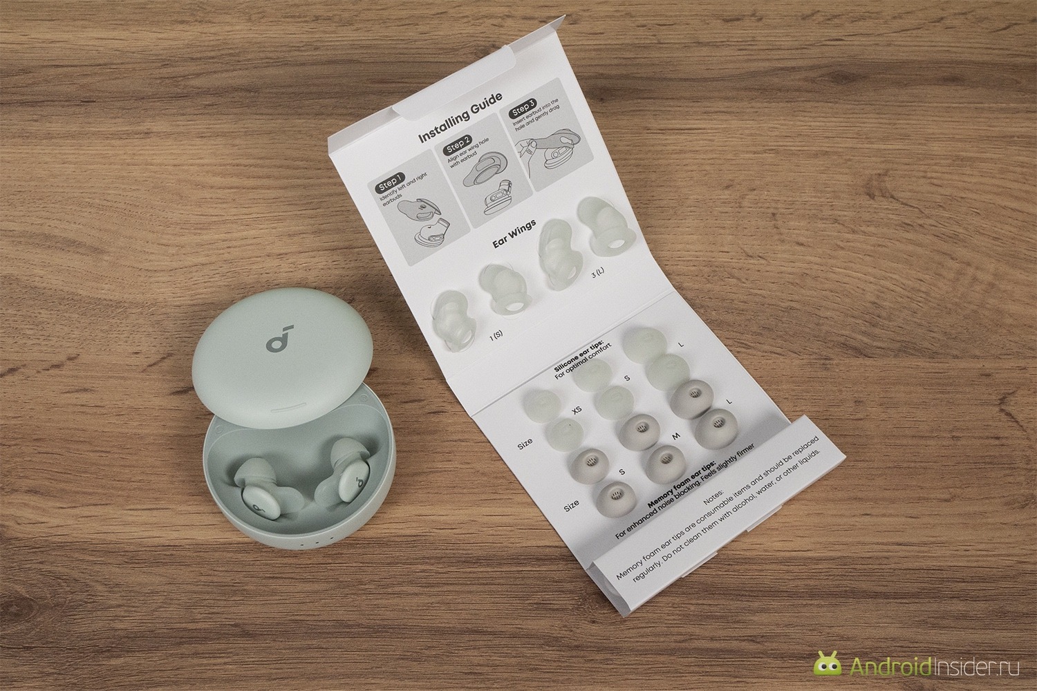 Наушники с хорошим шумоподавлением. Каждый найдет для себя подходящие амбушюры. Фото.