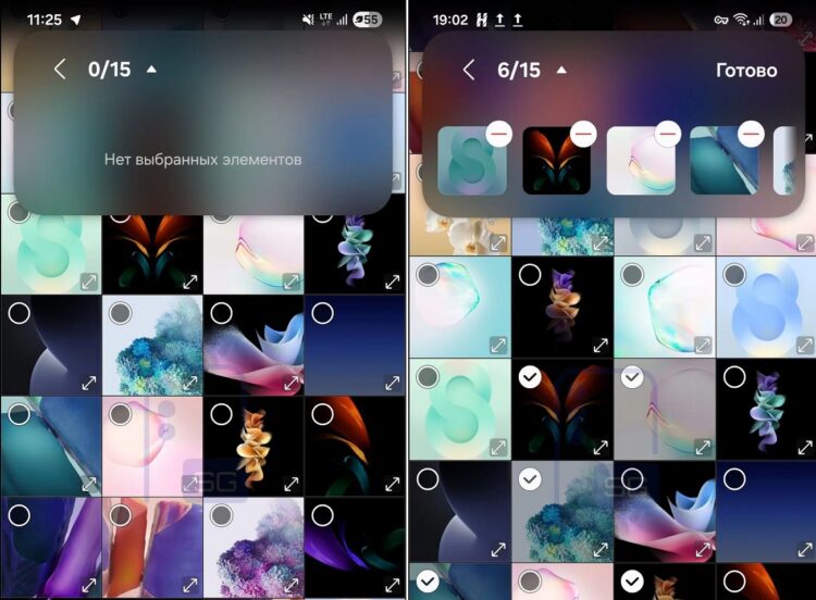 Новый дизайн Галереи Samsung. Фото.