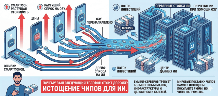 Почему смартфоны дорожают. За все «спасибо» нейронкам. Фото.