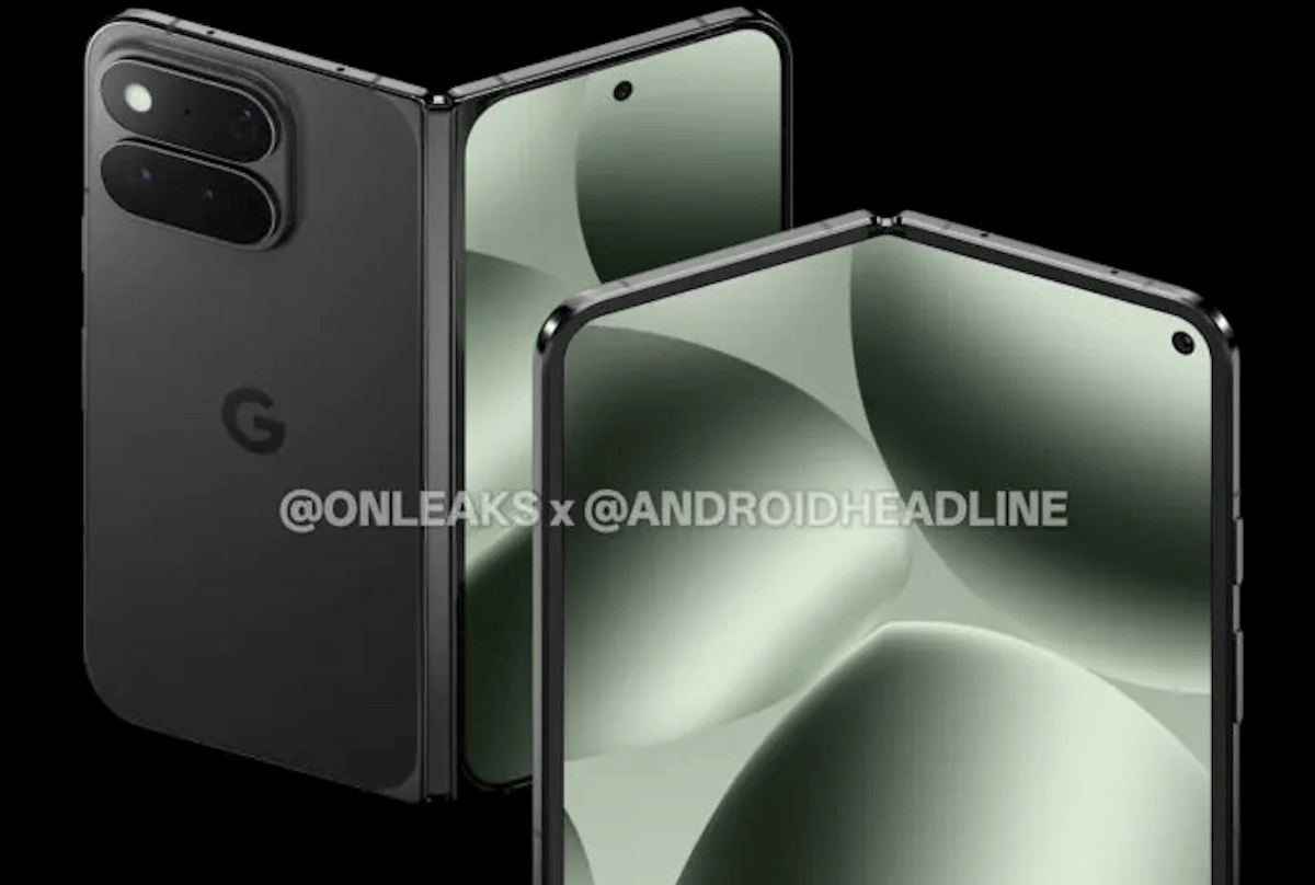 Каким будет Pixel 11 Pro Fold. Google пока не может сделать такой же тонкий смартфтон, как у конкурентов. Изображение: Android Headlines / OnLeaks. Фото.