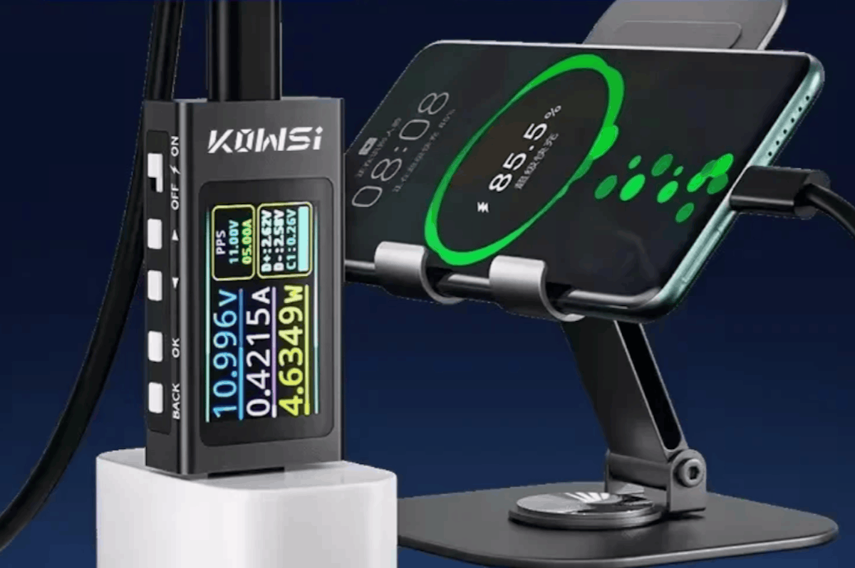 Тестер тока для зарядки. Изображение: AliExpress. Фото.