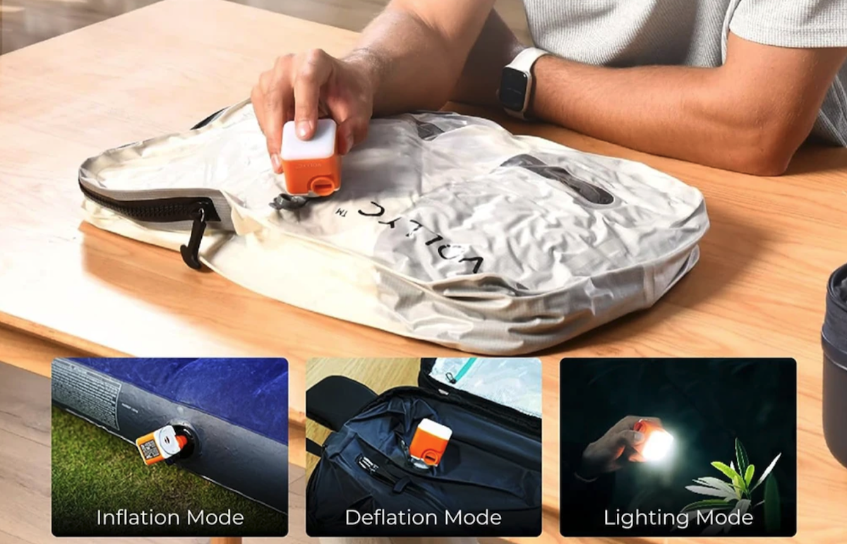 Вакуумная сумка со встроенным насосом для путешествий. Изображение: AliExpress. Фото.
