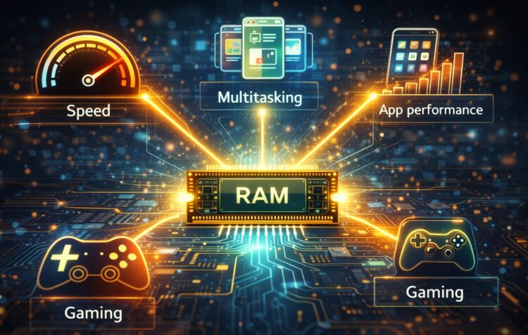 На что влияет оперативная память. ОЗУ влияет на многое, но в разной степени. Фото.