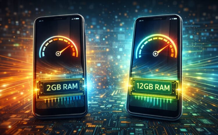 Влияет ли объем ОЗУ на скорость смартфона. Смартфоны с разным объемом ОЗУ действительно отличаются. Фото.