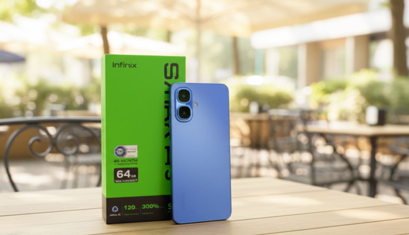 Infinix SMART 10 — бюджетный телефон для курьера. Пусть это и смартфон начального уровня, но его характеристики помогут в работе курьером. Фото: devicenext. Фото.