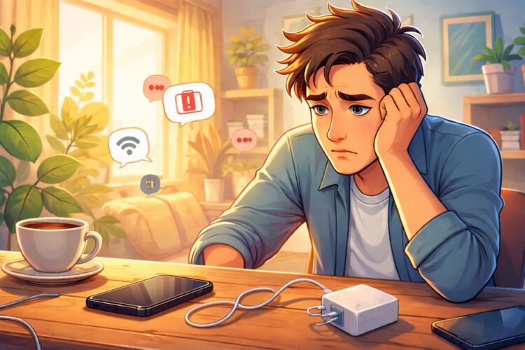 Решаем проблему быстрой разрядки смартфона. Фото.