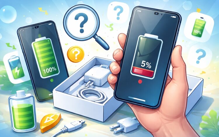 Нужно ли полностью разряжать новый смартфон. Разряжаем в ноль или терпим? Фото.