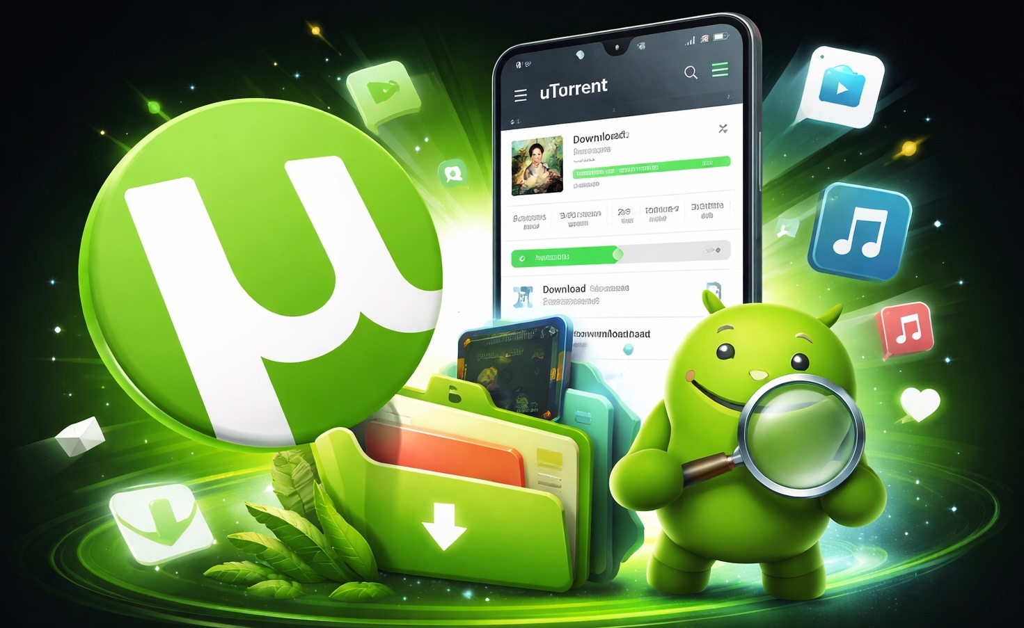 Настраиваем uTorrent на Android. Фото.