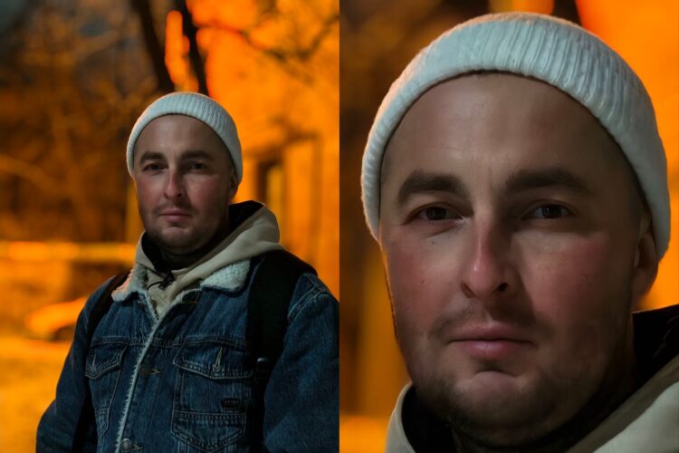 Минусы камеры vivo X300. В портретном режиме vivo X300 превращает людей в восковые фигуры. Фото.