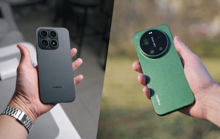 Xiaomi 17 Ultra или Xiaomi 17 — какой флагман выбрать и почему. Компактный Xiaomi 17 — слева, а большой Xiaomi 17 Ultra — справа. Фото.