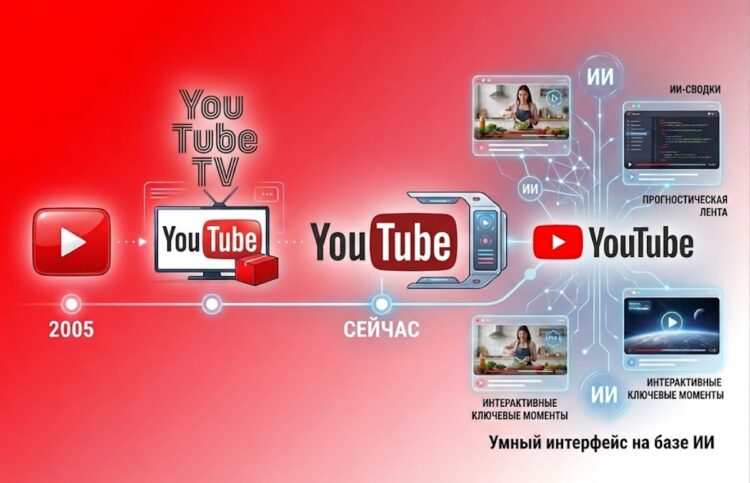 Нейросети проникают везде. В том числе и в YouTube. Фото.