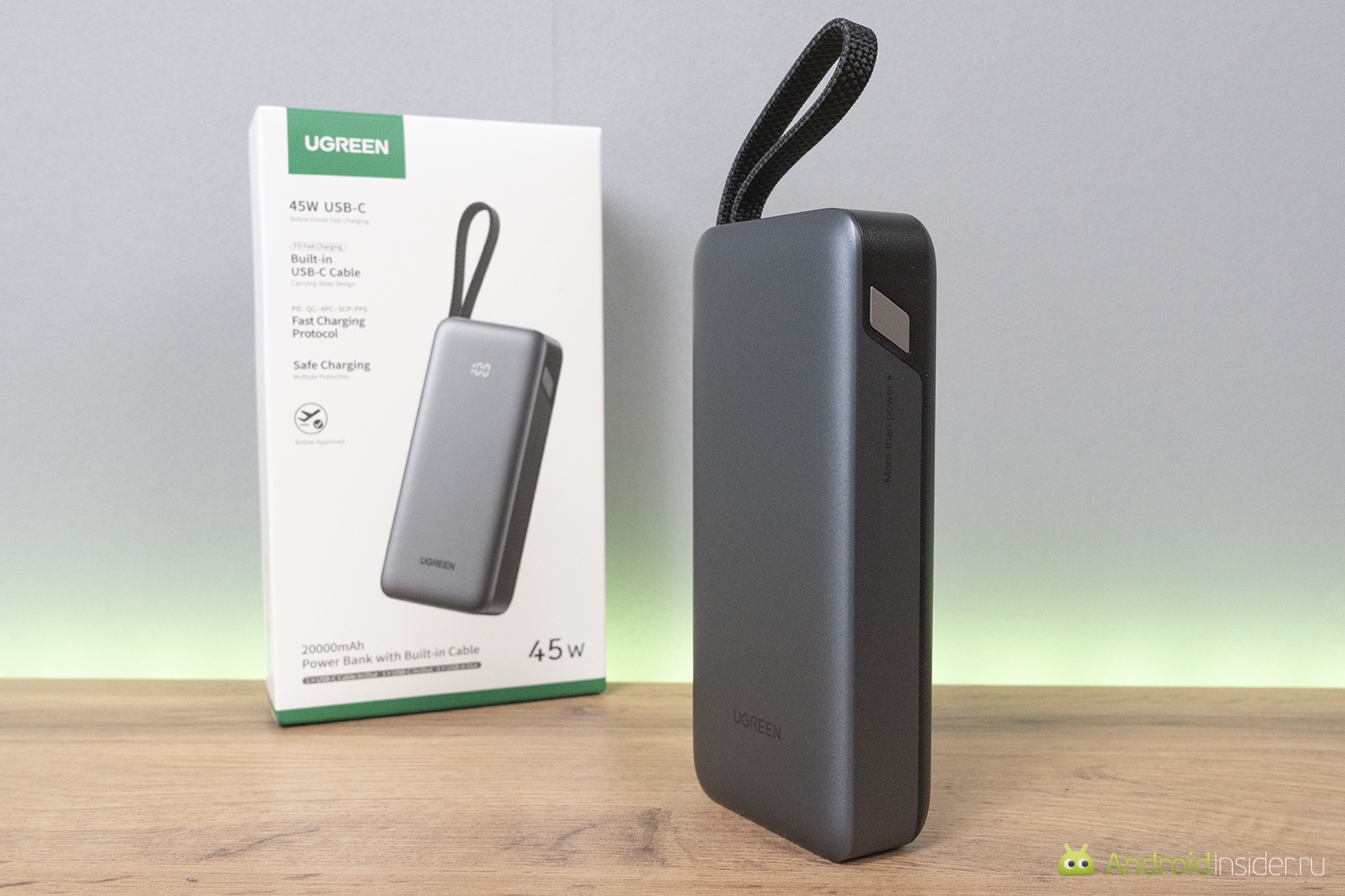 Внешний аккумулятор с большой емкостью на каждый день. Фото.