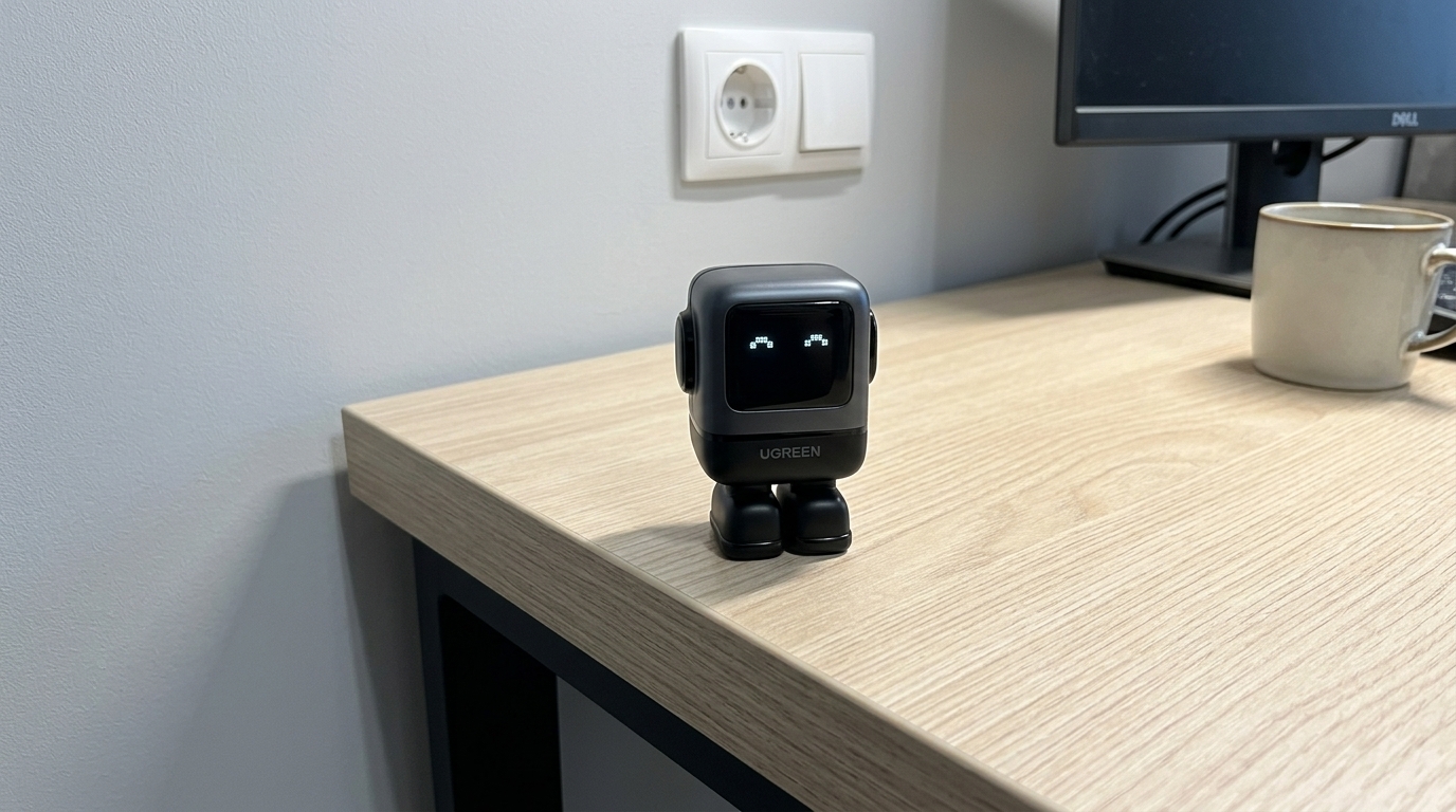 На дисплее рожицы меняются по мере зарядки — дочь от этого в восторге. Фото.