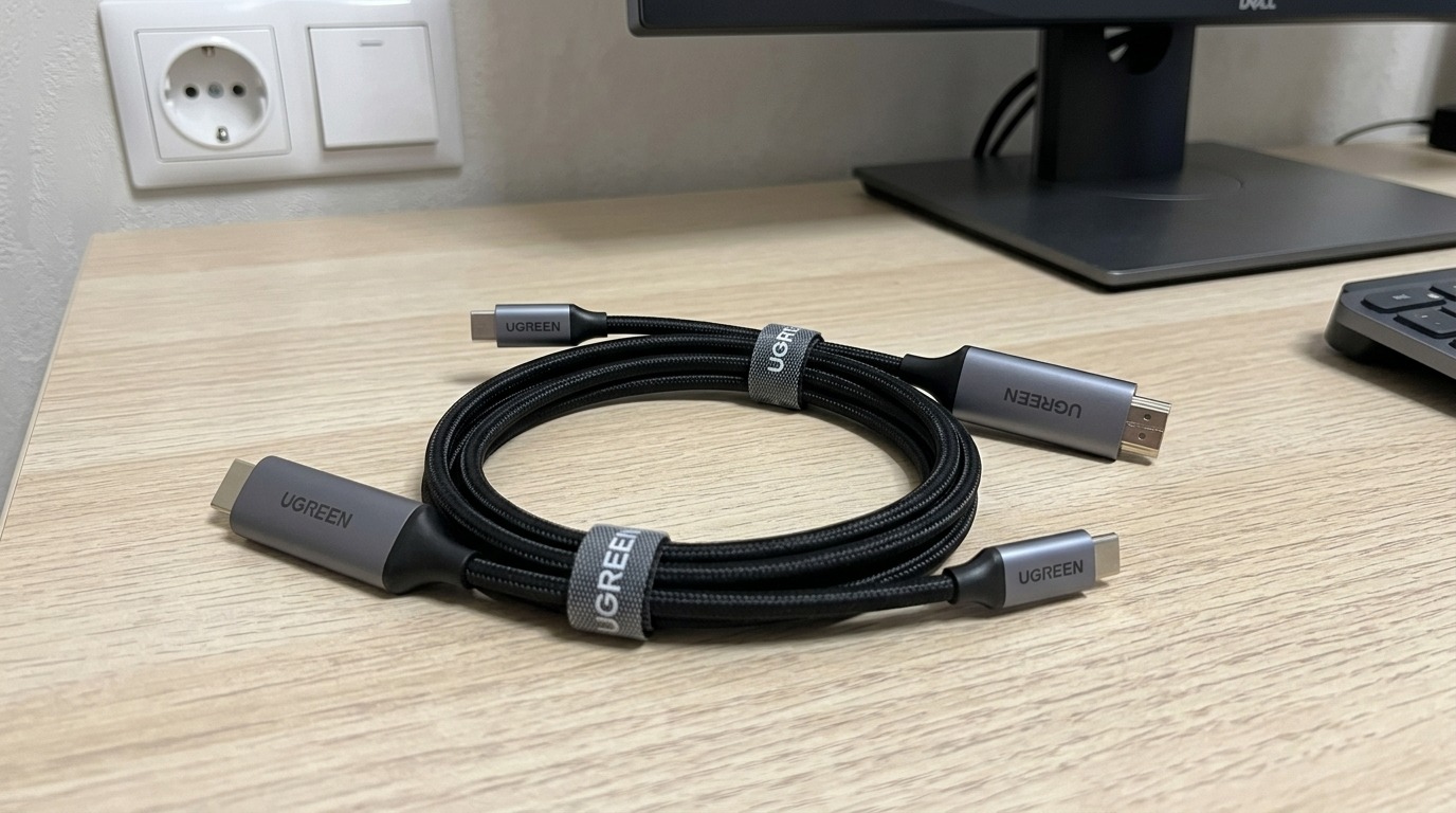 Одним проводом подключаю планшет к телевизору — никаких переходников. Фото.