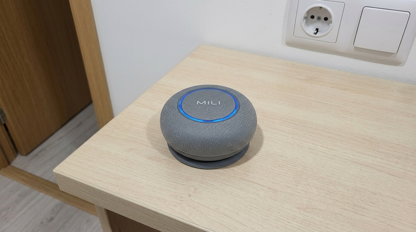 Магнитится к телефону, стоит как подставка и играет — три в одном. Фото.