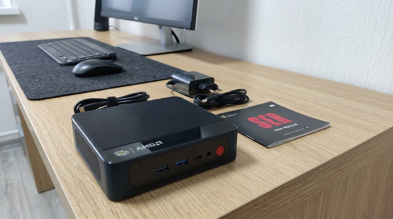 Коробочка размером с ладонь, а тянет вообще всё, что мне нужно для работы. Фото.