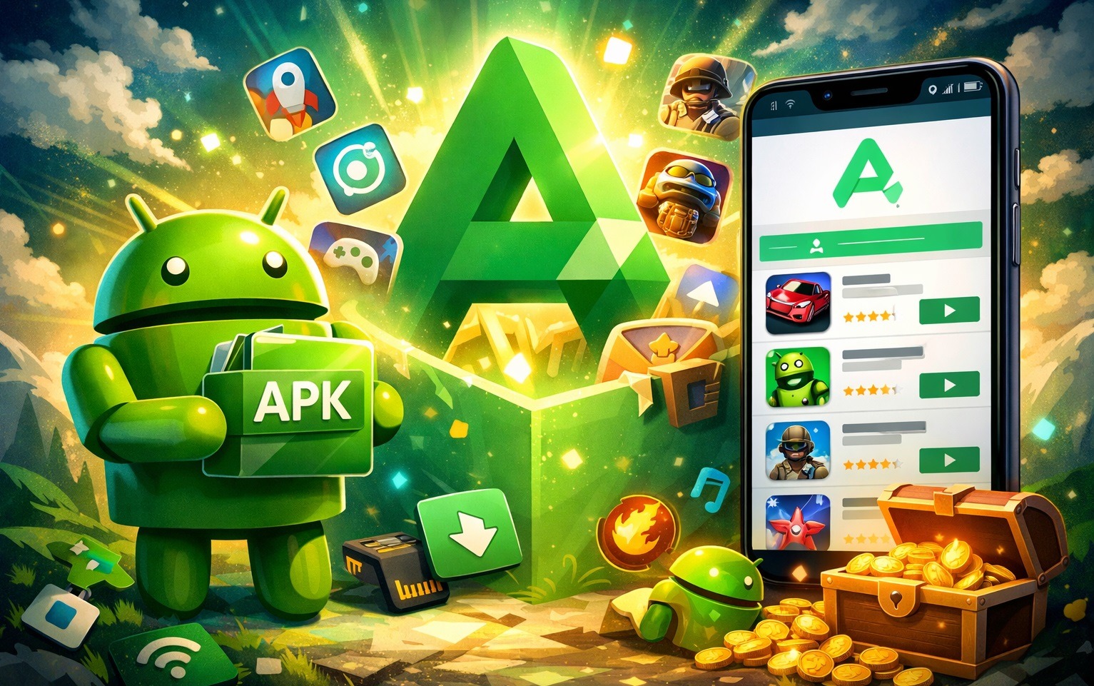 Знакомимся с магазином приложений APKPure на Android. Фото.