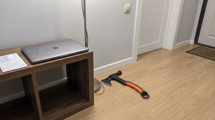 Топорик всегда полезен: в походе без него не обойтись да и в доме помогает гвоздь забить. Фото.