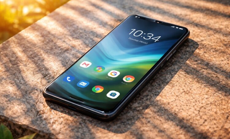 Не оставляйте смартфон на солнце. Фото.