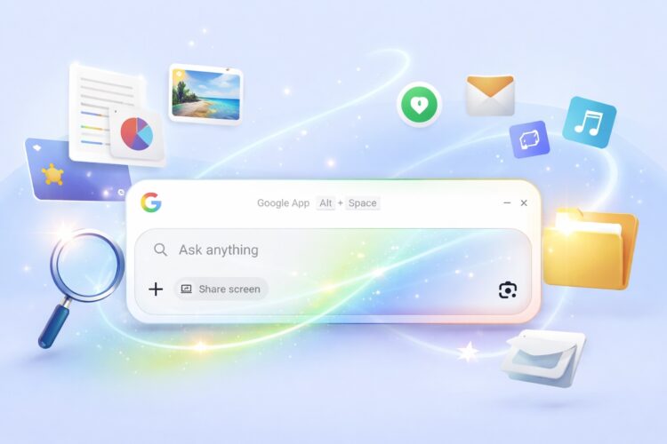 Как пользоваться приложением Google для Windows: поиск с нейросетью по файлам и в интернете. Фото.