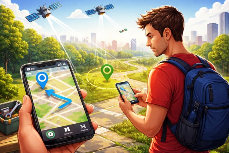 Как откалибровать GPS на Android — навигатор врал на 50 метров. Фото.