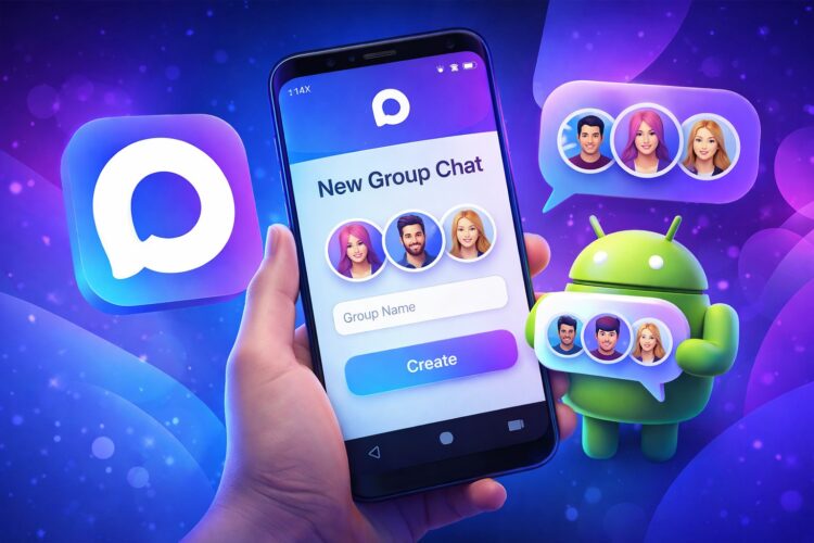 Создаем группу в MAX и добавляем туда всех родственников. Фото.