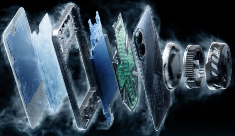 В такой конфигурации у смартфона чумовое охлаждение. Изображение: Infinix. Фото.