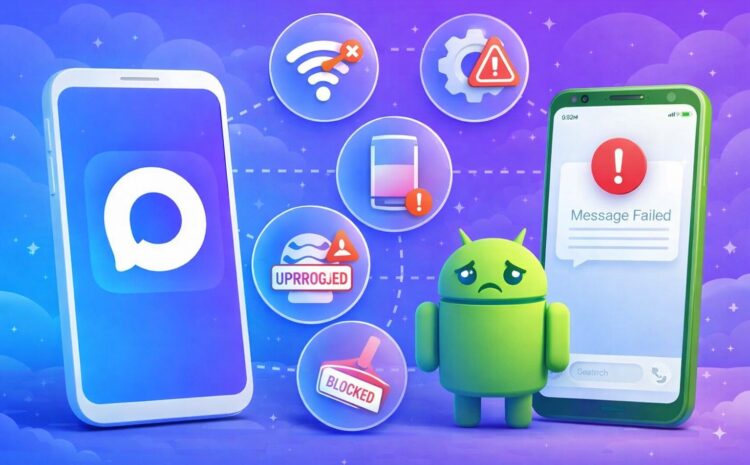 Почему MAX не отправляет сообщения на Android. 5 причин и решений. Фото.