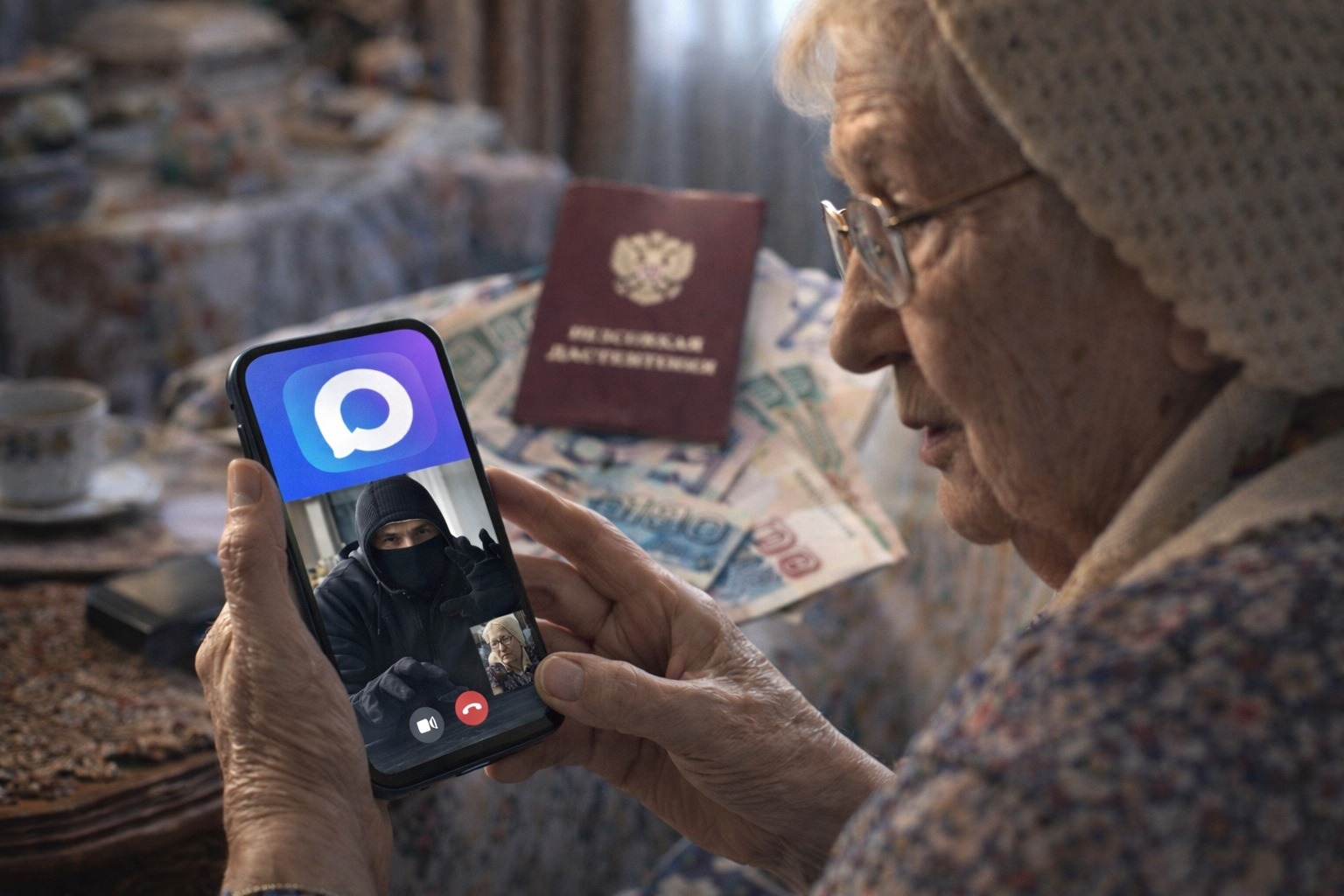 Пенсионеры очень доверчивые, и этим охотно пользуются мошенники в MAX. Фото.