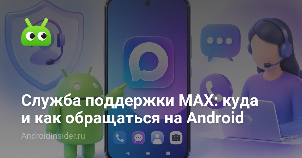 Служба поддержки MAX: телефон и как связаться на Android