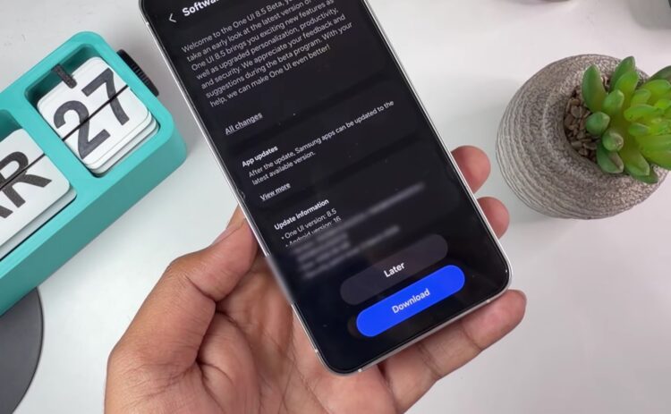 Обновление будет доступно в настройках. Изображение: Jossa’s World. Фото.