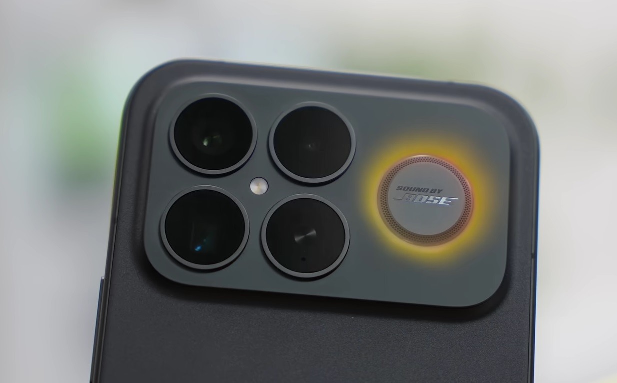 У смартфона есть настоящий сабвуфер. Изображение: Hayls World. Фото.