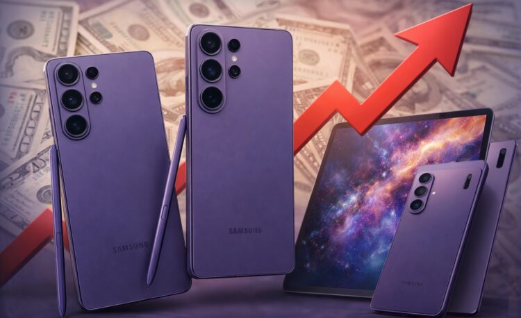 Подорожание Samsung: насколько взлетели цены на смартфоны и планшеты Galaxy в 2026 году. Фото.