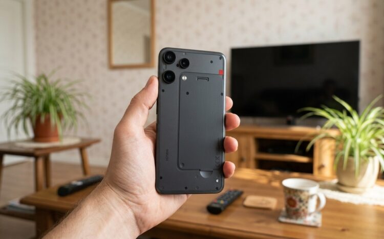 Стильный смартфон из Великобритании. Фото.