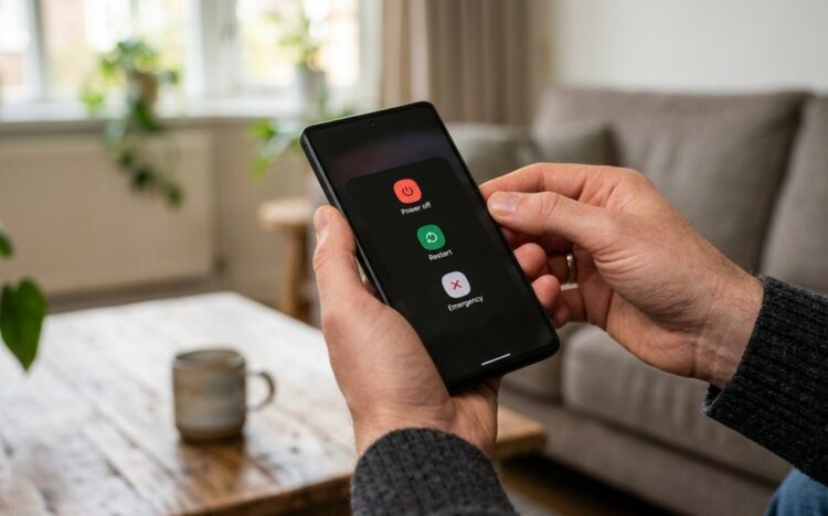 Учимся правильно выключать Android. Фото.
