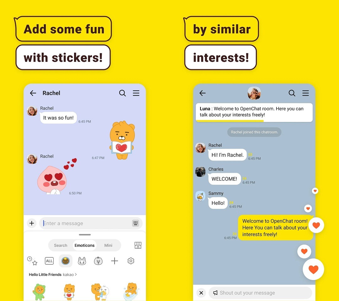 Главный мессенджер Южной Кореи. Фото.