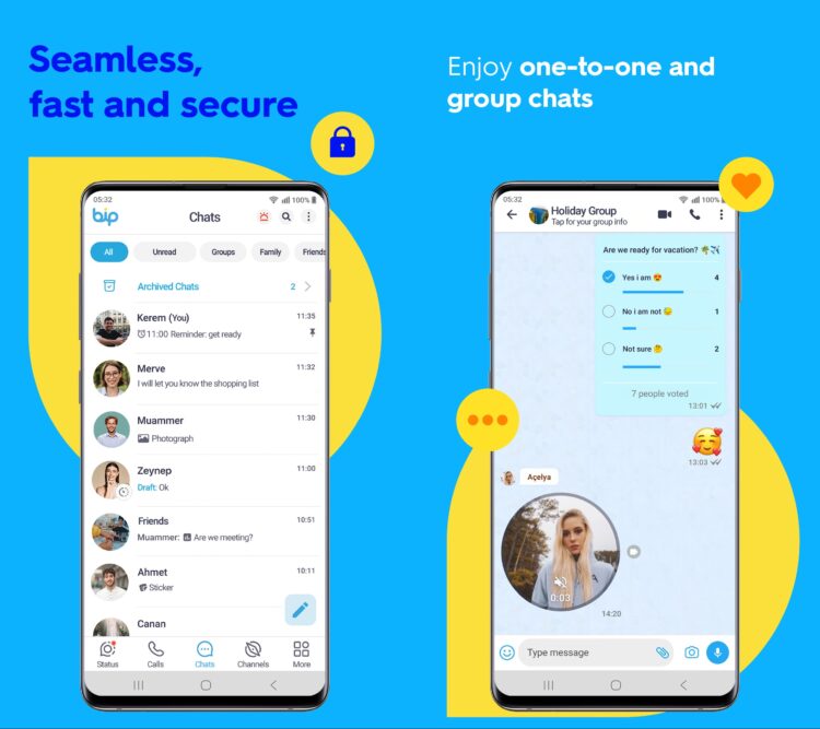 Аналог Telegram из Турции. Фото.