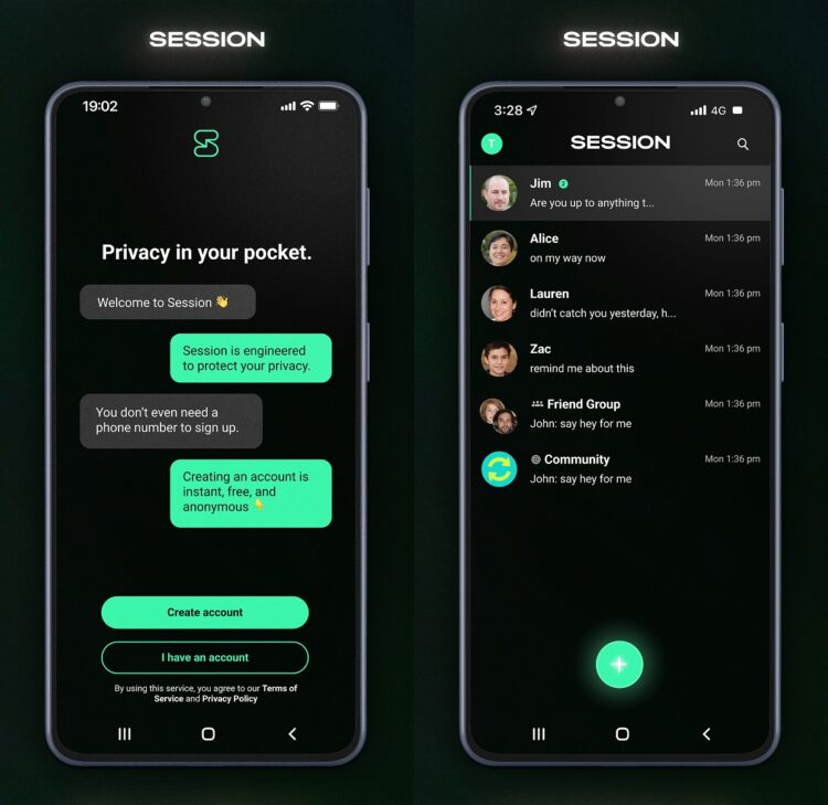 Приватный аналог Telegram. Фото.