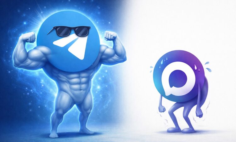 Telegram намного круче MAX даже после блокировки. Фото.