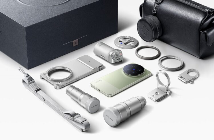 В дополнение к смартфону будет предложен профессиональный фотонабор. Изображение: vivo. Фото.