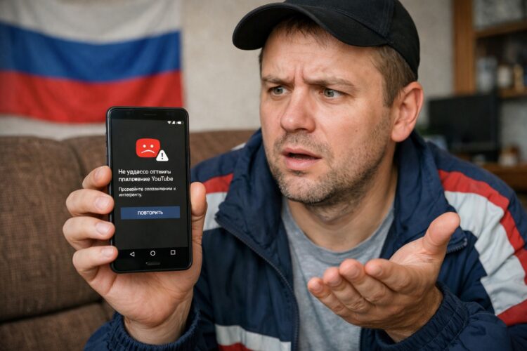 YouTube через этот VPN вы посмотреть не сможете. Фото.