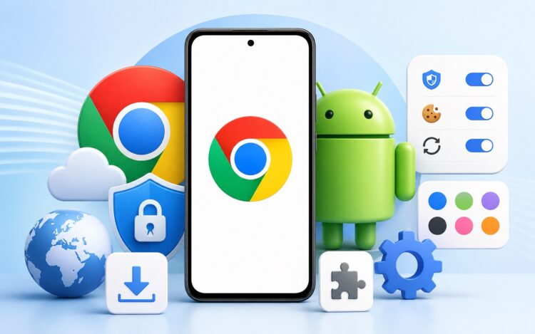 Качаем и настраиваем браузер Chrome на Android. Фото.