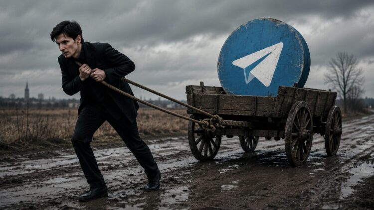 Павел Дуров и компания как могут «оживляют» Телегу в России. Остальные просто забили. Фото.