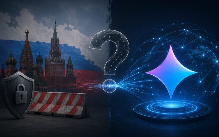 Gemini работает в России, но только окольными путями. Фото.