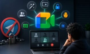 Освоил функции Google Meet после блокировки Telegram