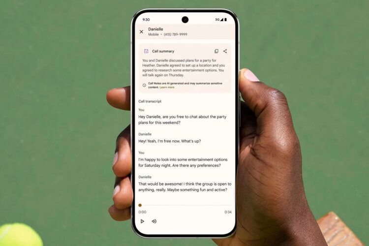 Смартфоны Pixel умеют сами отвечать на входящие. Изображение: Google. Фото.